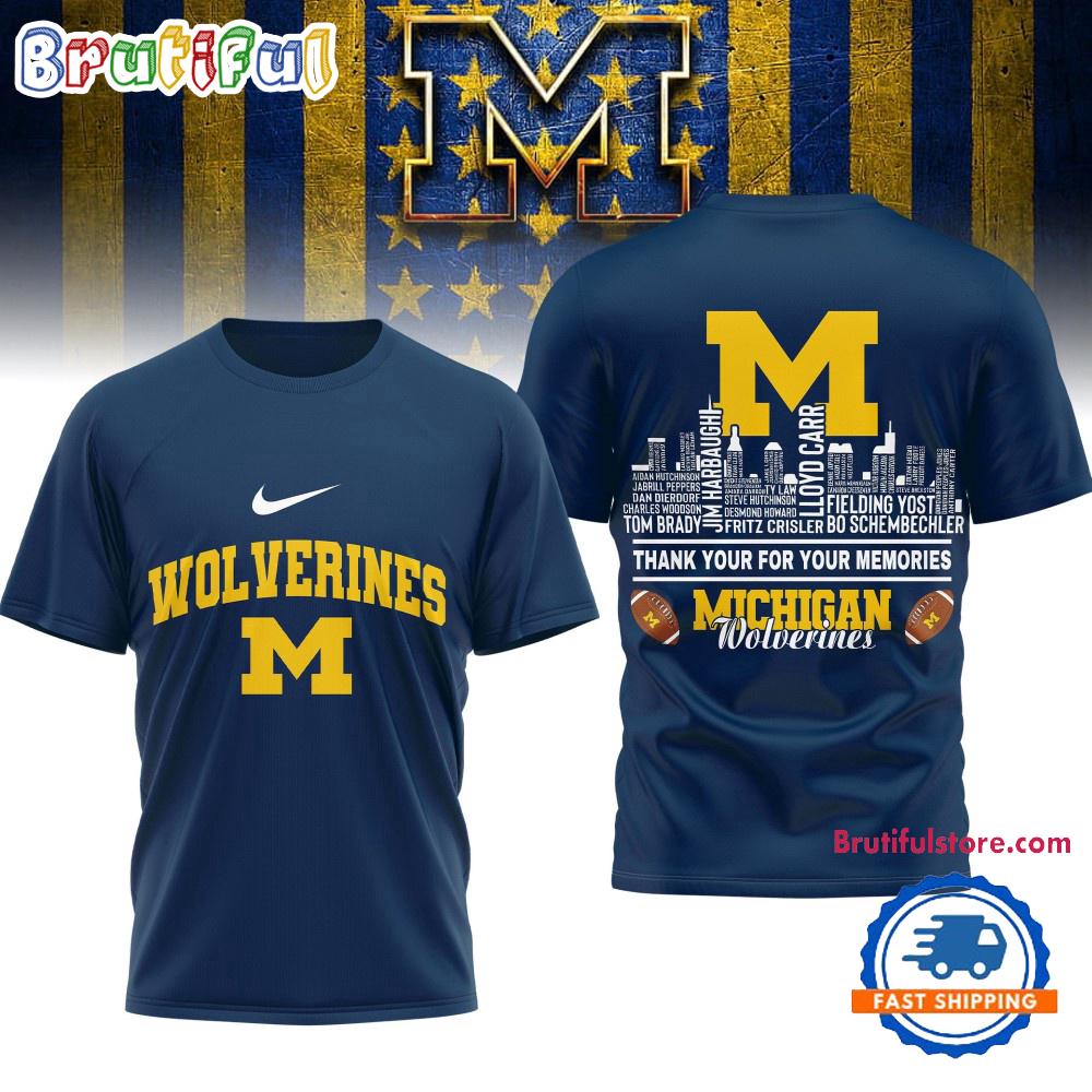 Sportswearmerch Michigan Wolverines NCAA Legends Of The Game 3D Shirt For Fan