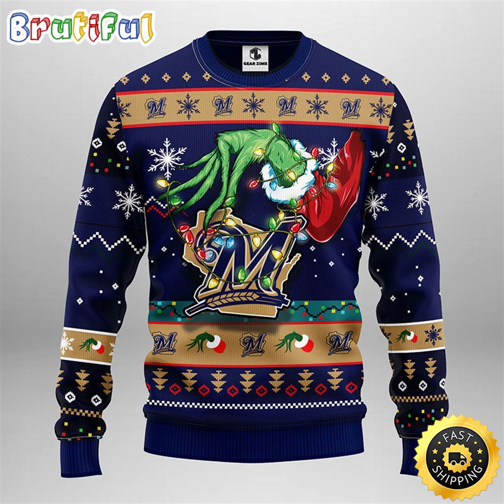 Sportswearmerch Milwaukee Brewers MLB Christmas Sweater For Fan