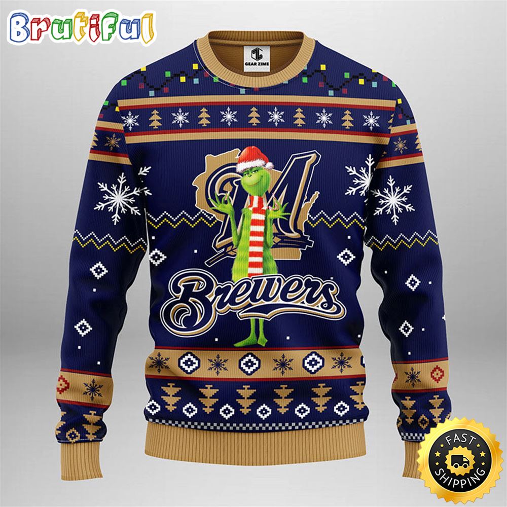 Sportswearmerch Milwaukee Brewers MLB Christmas Sweater For Fan