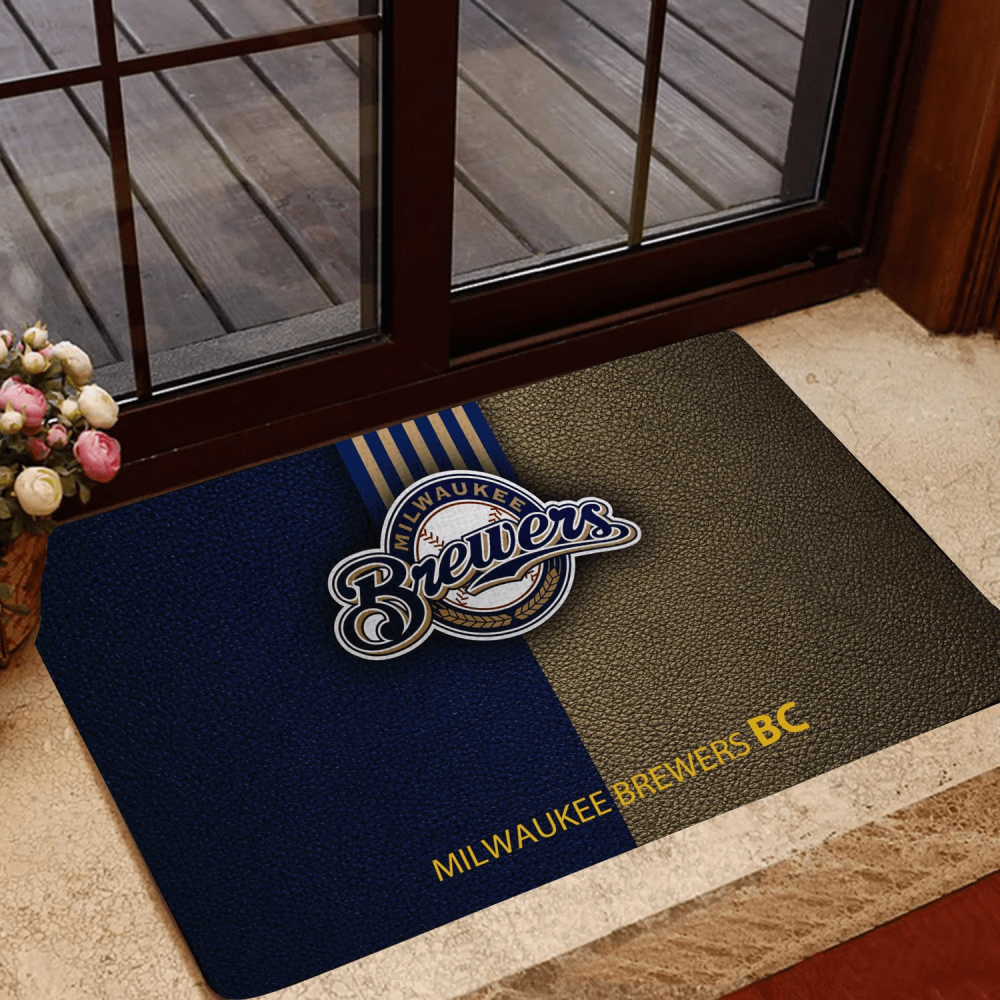 Sportswearmerch Milwaukee Brewers MLB Doormat For Fan