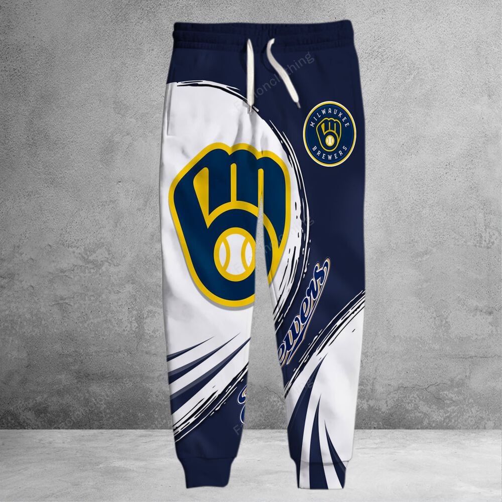 Sportswearmerch Milwaukee Brewers MLB Personalized Long Pant For Fan