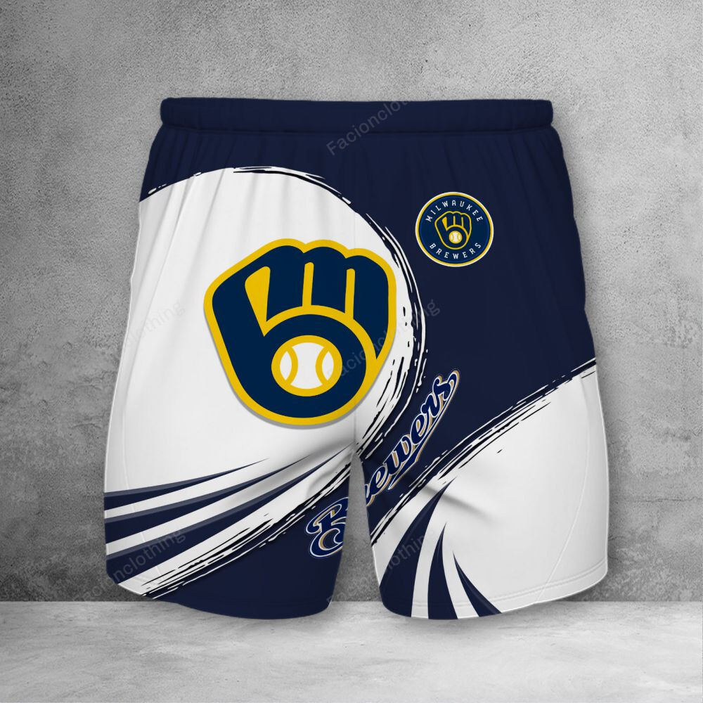 Sportswearmerch Milwaukee Brewers MLB Personalized Short Pant For Fan