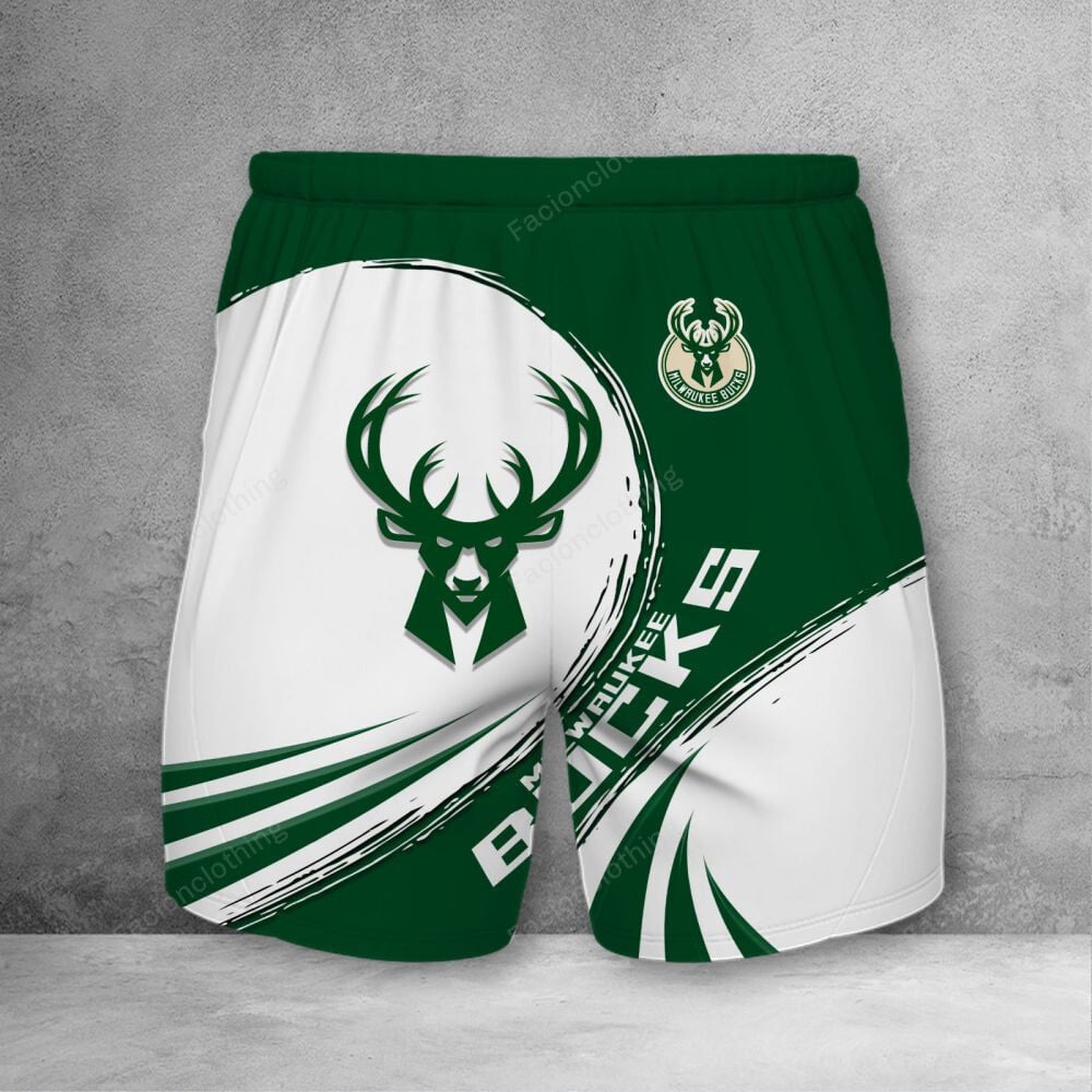 Sportswearmerch Milwaukee Bucks NBA Personalized Short Pant For Fan