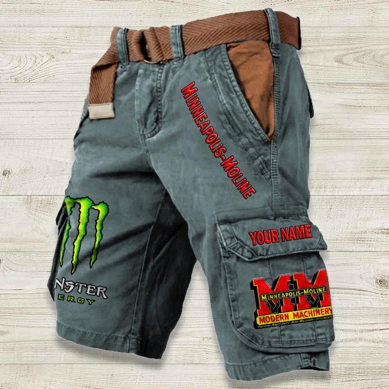 Sportswearmerch Minneapolis Moline Tractor Denim Short For Fan