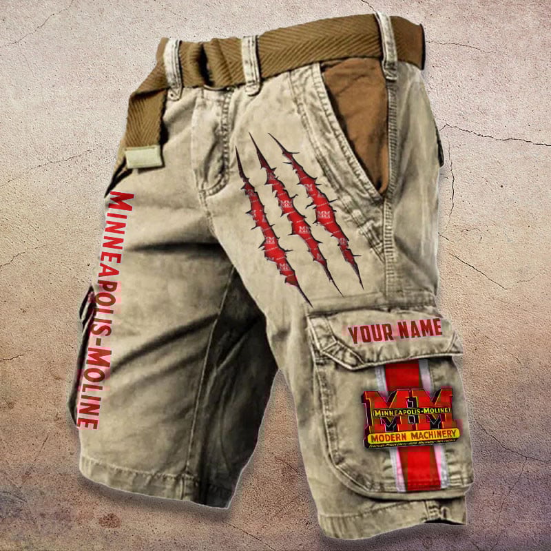 Sportswearmerch Minneapolis Moline Tractor Denim Short For Fan
