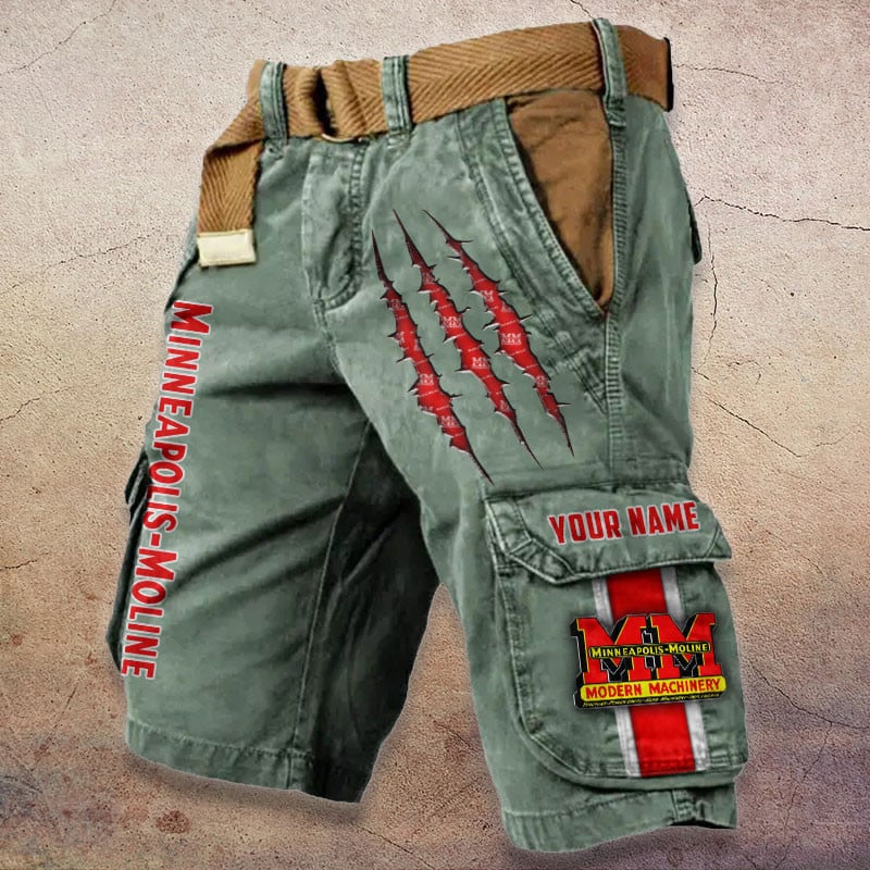 Sportswearmerch Minneapolis Moline Tractor Denim Short For Fan