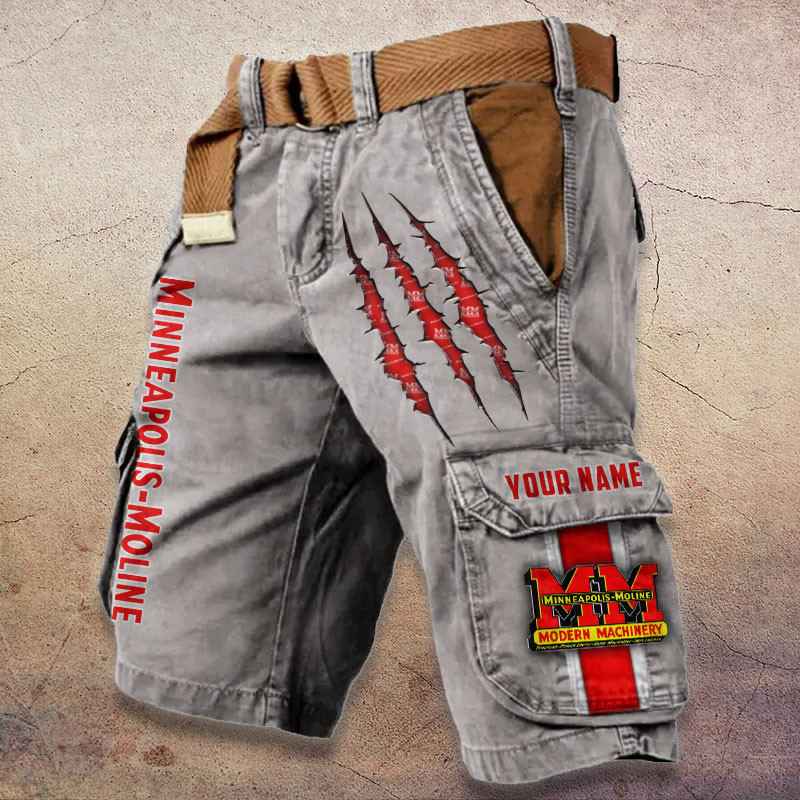 Sportswearmerch Minneapolis Moline Tractor Denim Short For Fan