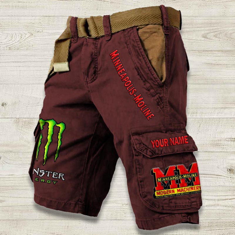 Sportswearmerch Minneapolis Moline Tractor Denim Short For Fan