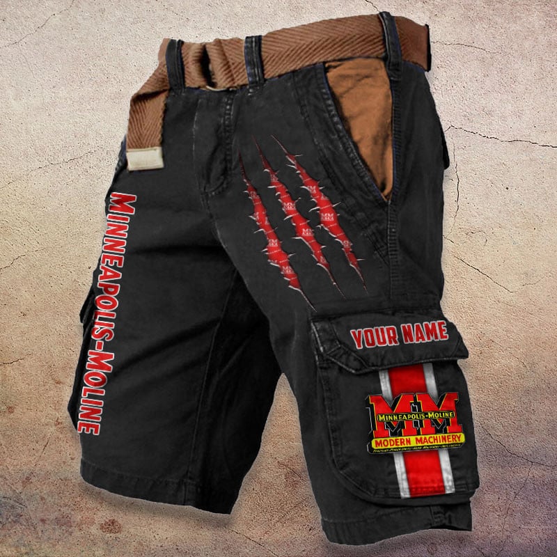 Sportswearmerch Minneapolis Moline Tractor Denim Short For Fan