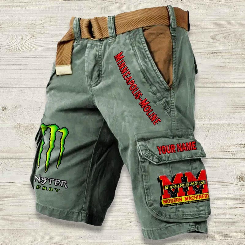 Sportswearmerch Minneapolis Moline Tractor Denim Short For Fan