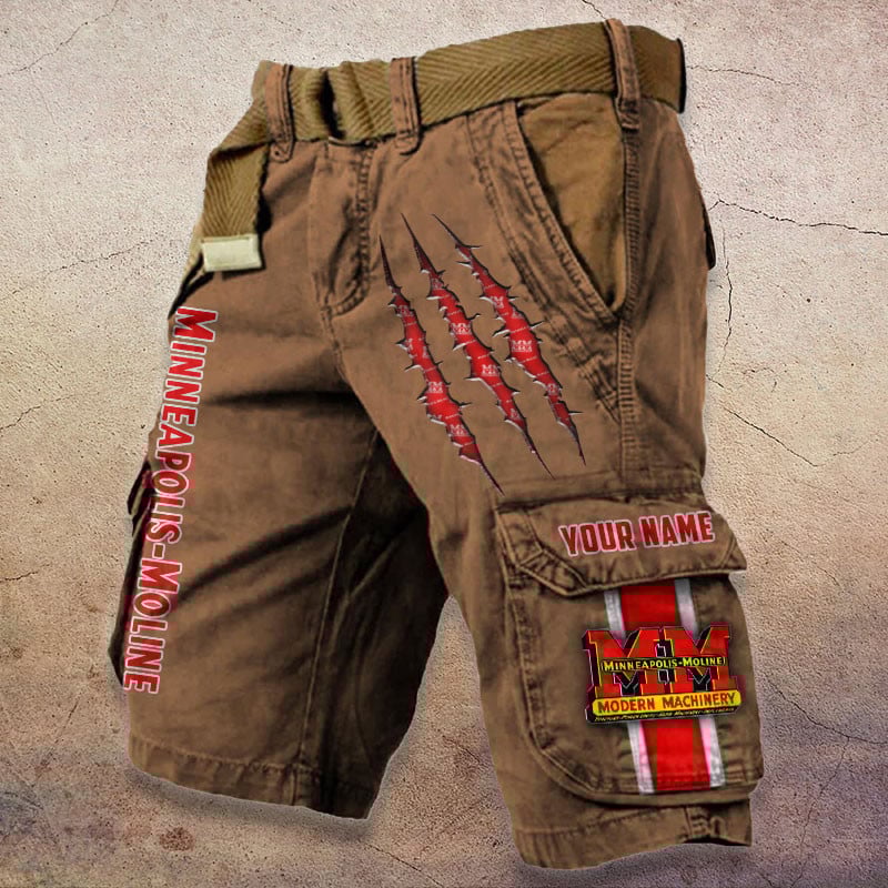 Sportswearmerch Minneapolis Moline Tractor Denim Short For Fan