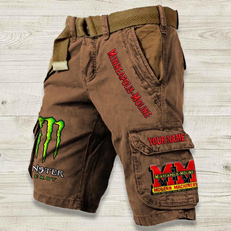 Sportswearmerch Minneapolis Moline Tractor Denim Short For Fan