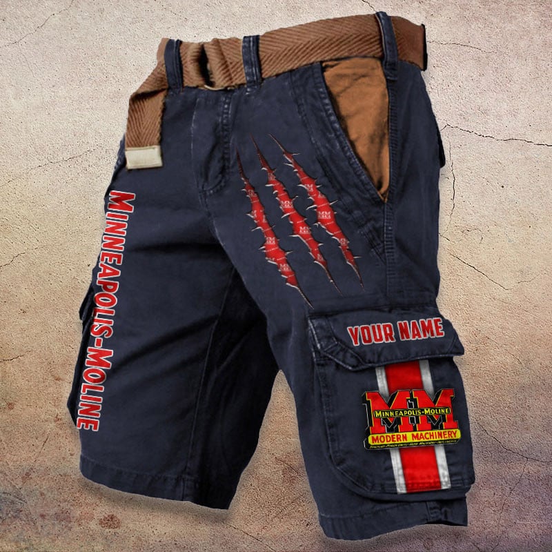 Sportswearmerch Minneapolis Moline Tractor Denim Short For Fan