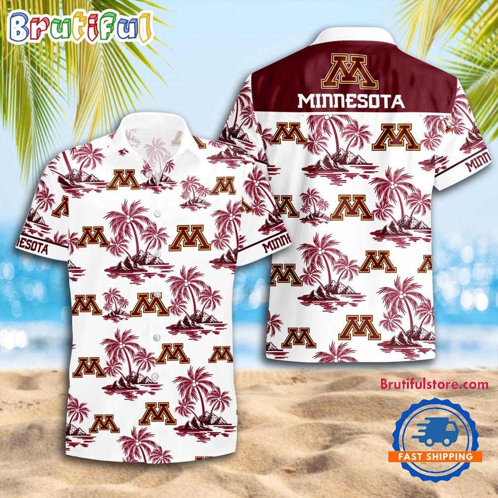Sportswearmerch Minnesota Golden Gophers NCAA Summer Personalized Hawaiian Shirt For Fan