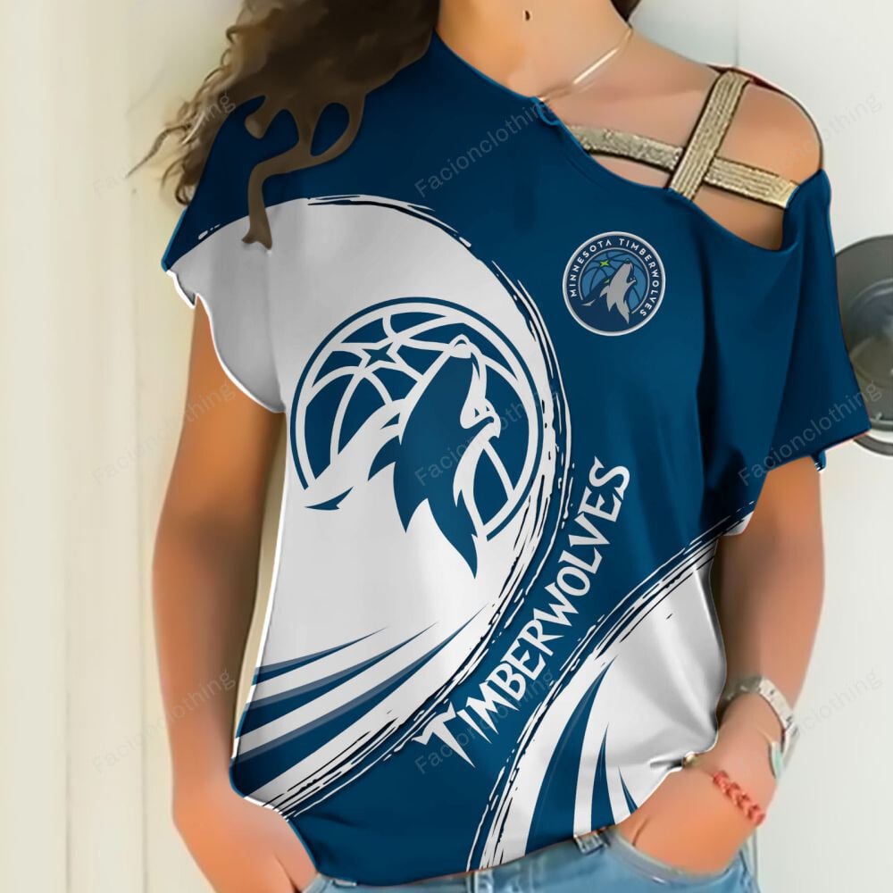 Sportswearmerch Minnesota Timberwolves NBA Personalized Strapless Short Sleeve For Fan