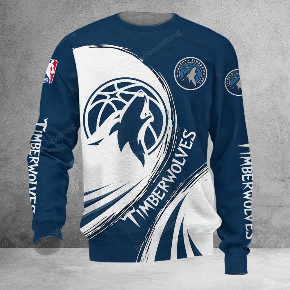 Sportswearmerch Minnesota Timberwolves NBA Personalized Sweater For Fan