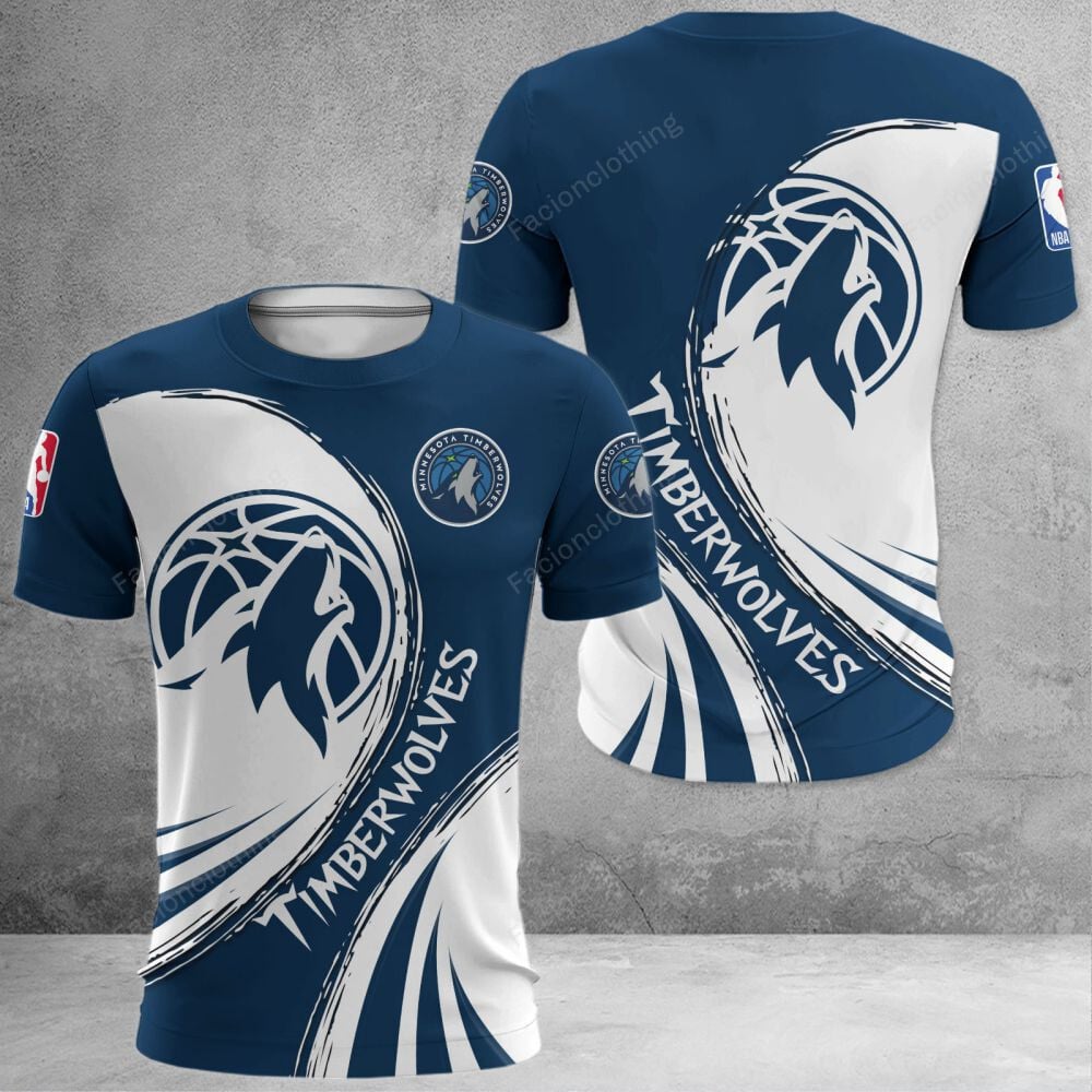Sportswearmerch Minnesota Timberwolves NBA Personalized T-shirt For Fan
