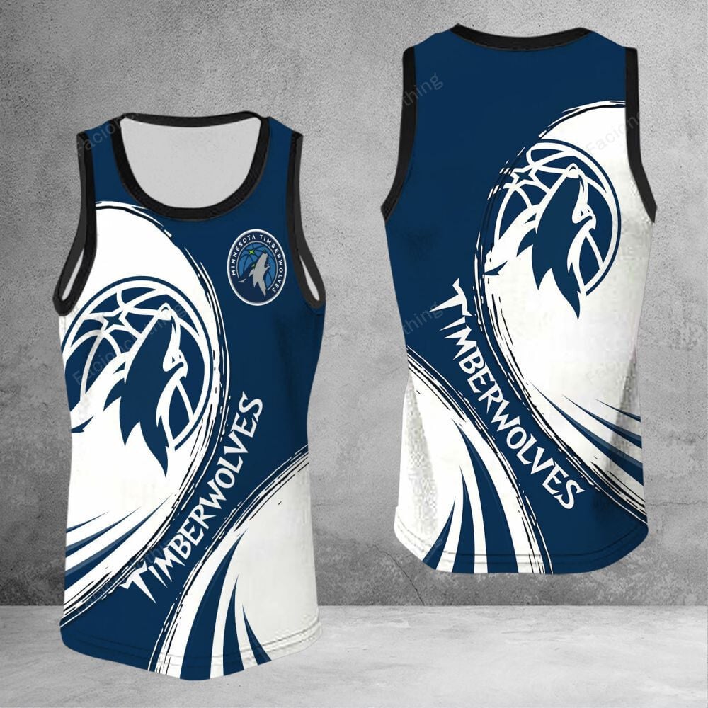 Sportswearmerch Minnesota Timberwolves NBA Personalized Tanktop For Fan
