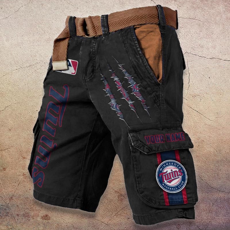Sportswearmerch Minnesota Twins MLB Denim Short For Fan