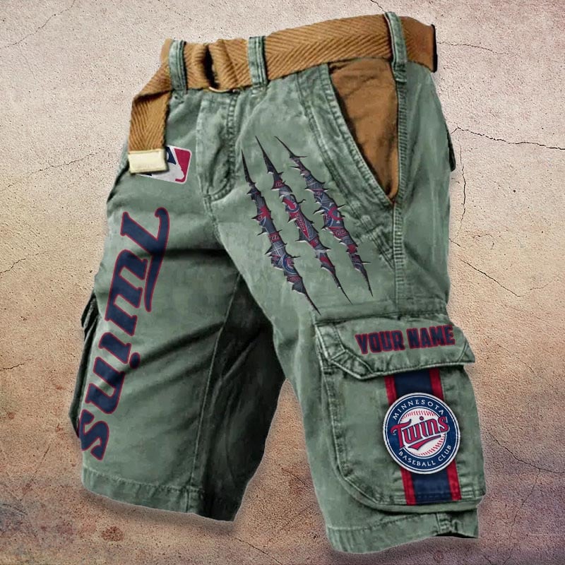 Sportswearmerch Minnesota Twins MLB Denim Short For Fan