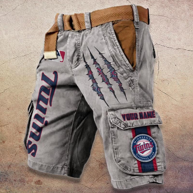 Sportswearmerch Minnesota Twins MLB Denim Short For Fan