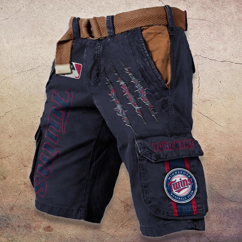 Sportswearmerch Minnesota Twins MLB Denim Short For Fan