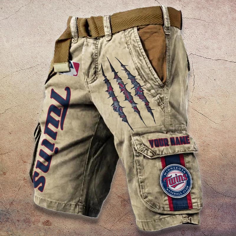 Sportswearmerch Minnesota Twins MLB Denim Short For Fan