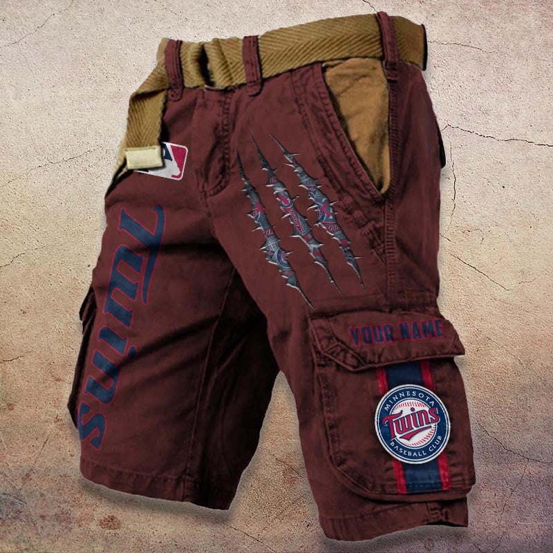 Sportswearmerch Minnesota Twins MLB Denim Short For Fan