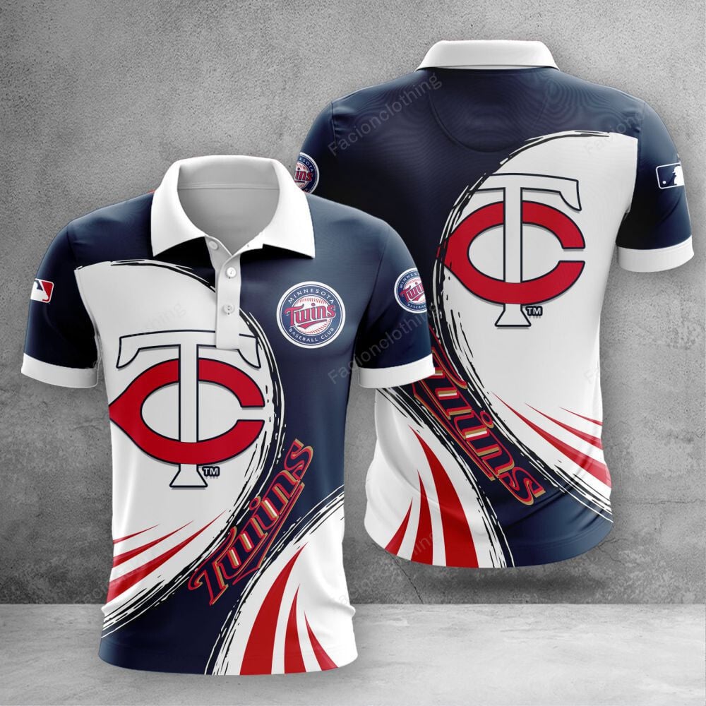 Sportswearmerch Minnesota Twins MLB Personalized Polo Shirt For Fan