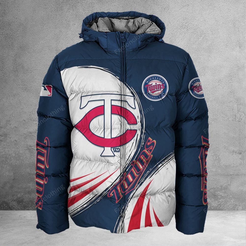 Sportswearmerch Minnesota Twins MLB Personalized Puffer Jacket For Fan