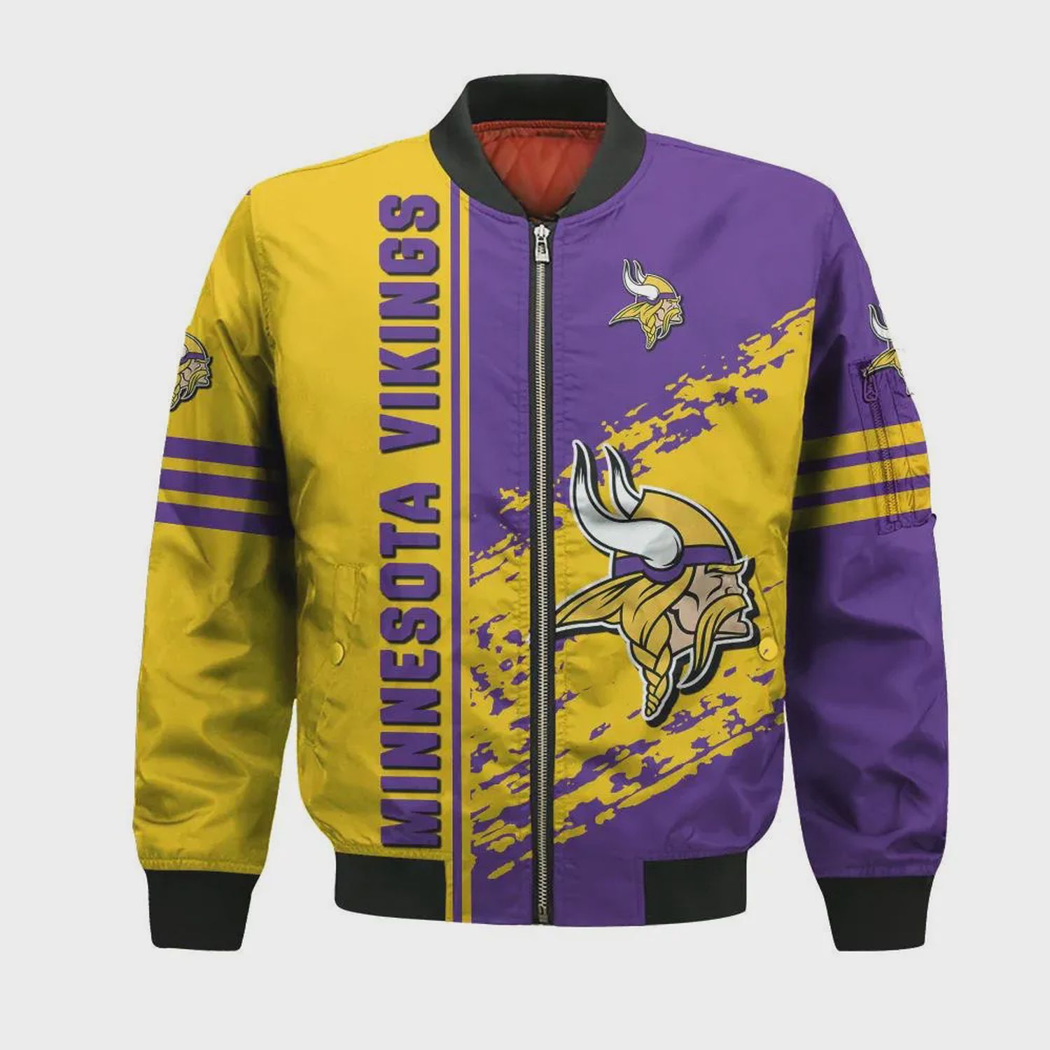 Sportswearmerch Minnesota Vikings NFL Bomber Jacket For Fan