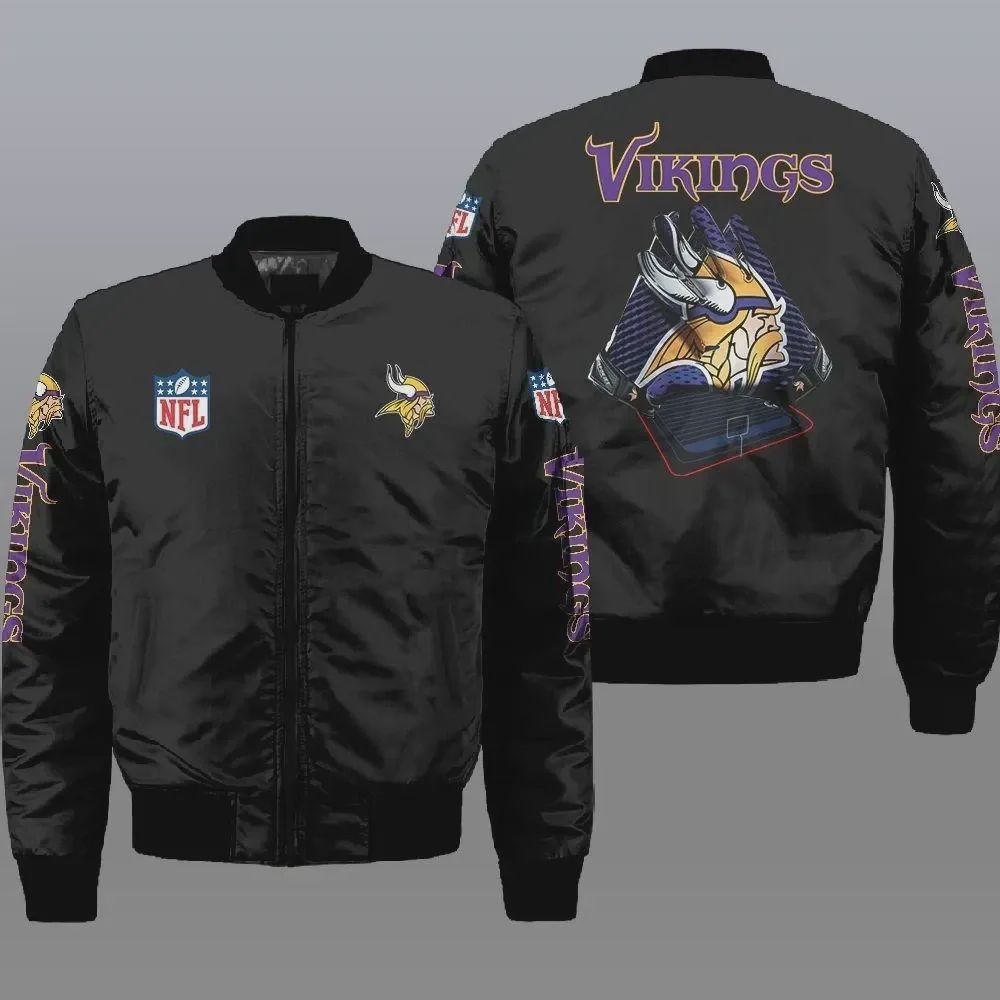 Sportswearmerch Minnesota Vikings NFL Bomber Jacket For Fan