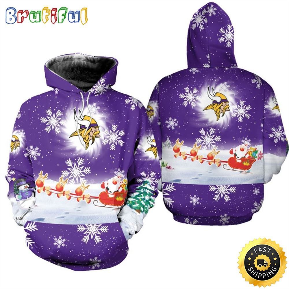 Sportswearmerch Minnesota Vikings NFL Christmas Hoodie For Fan