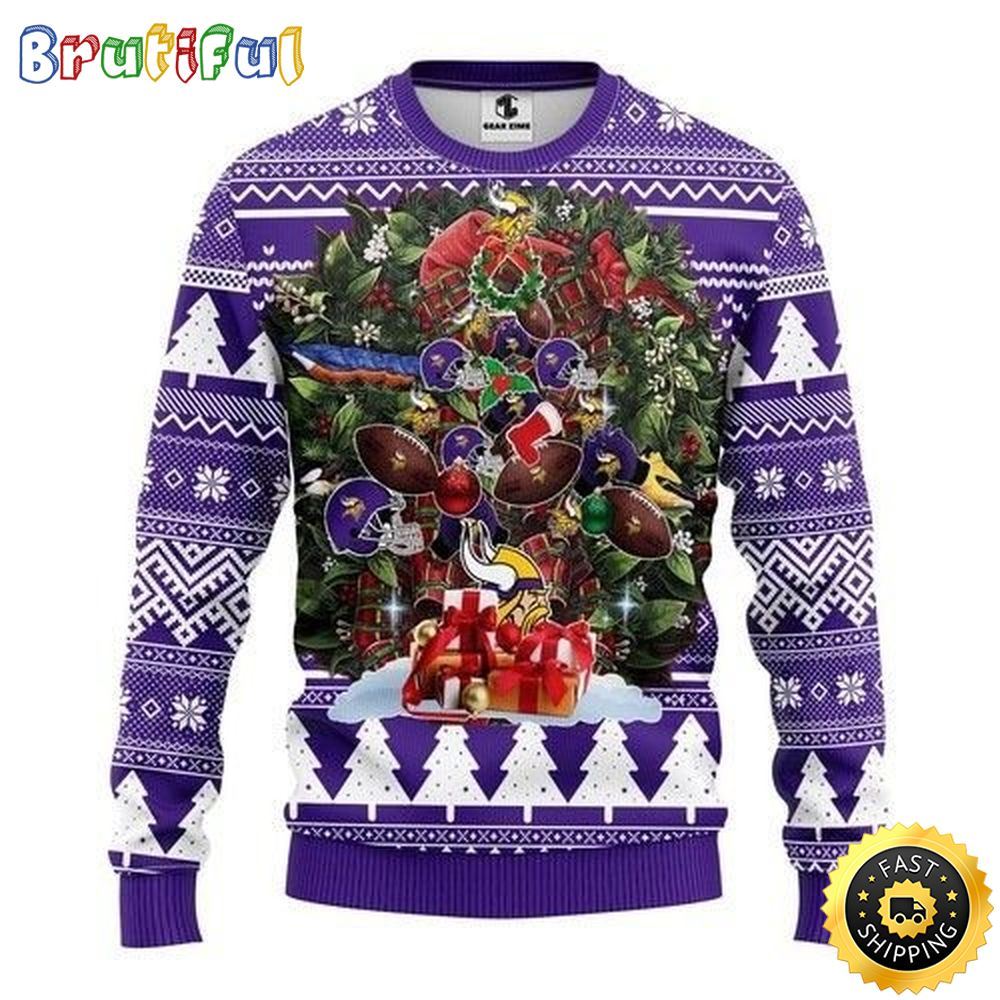 Sportswearmerch Minnesota Vikings NFL Christmas Sweater For Fan