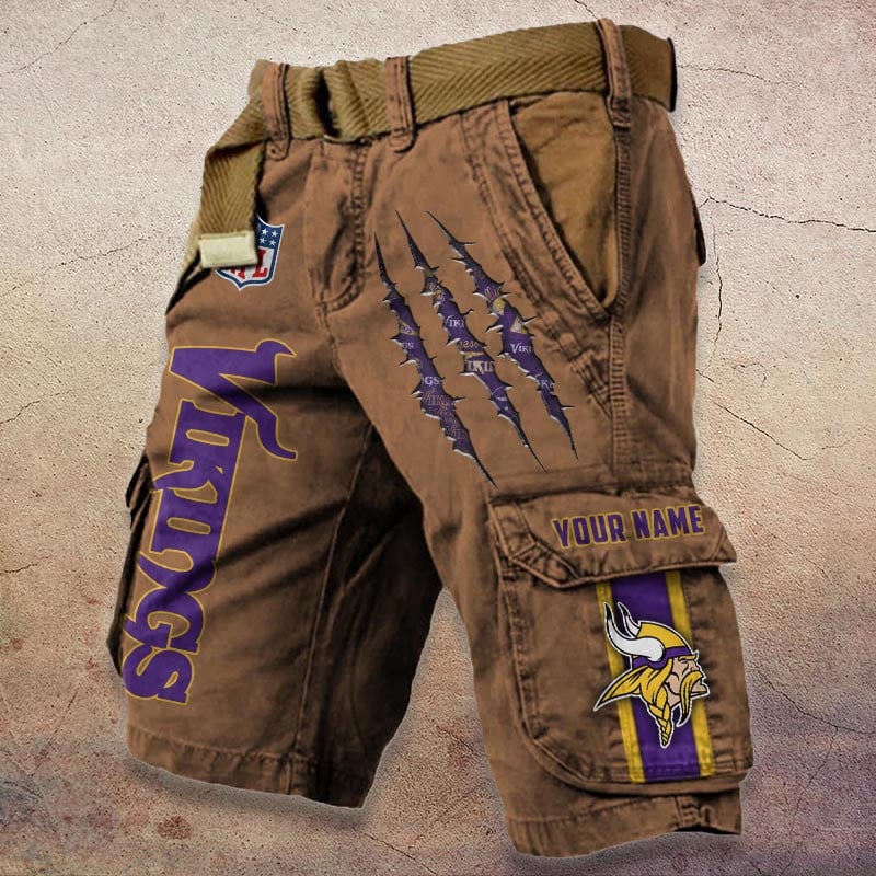 Sportswearmerch Minnesota Vikings NFL Denim Short For Fan