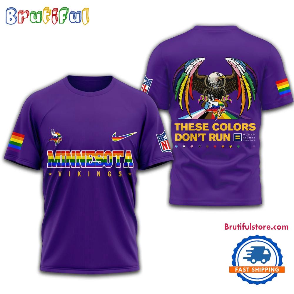 Sportswearmerch Minnesota Vikings NFL Football Campaign LGBT T-Shirt For Fan