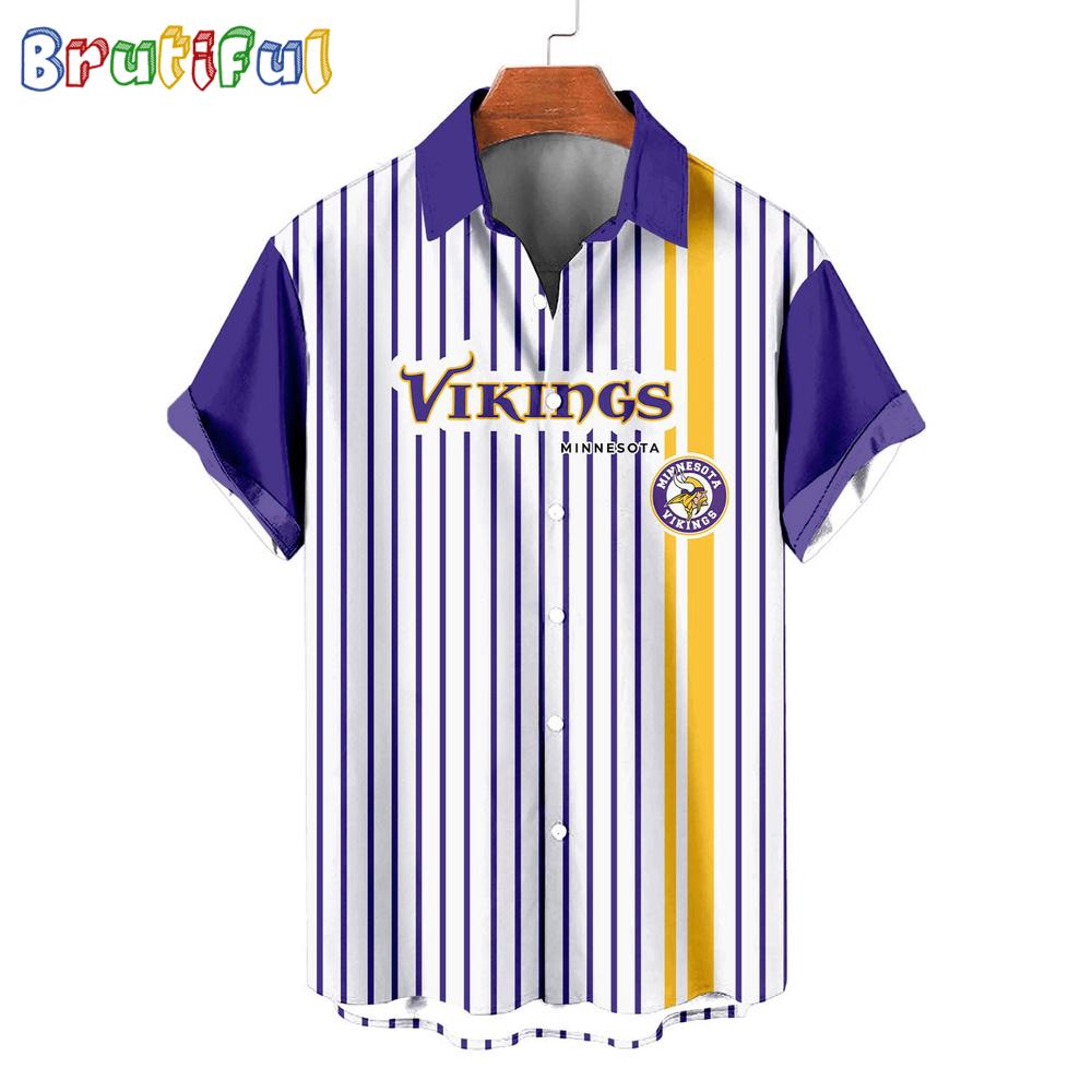 Sportswearmerch Minnesota Vikings NFL Hawaiian Shirt For Fan
