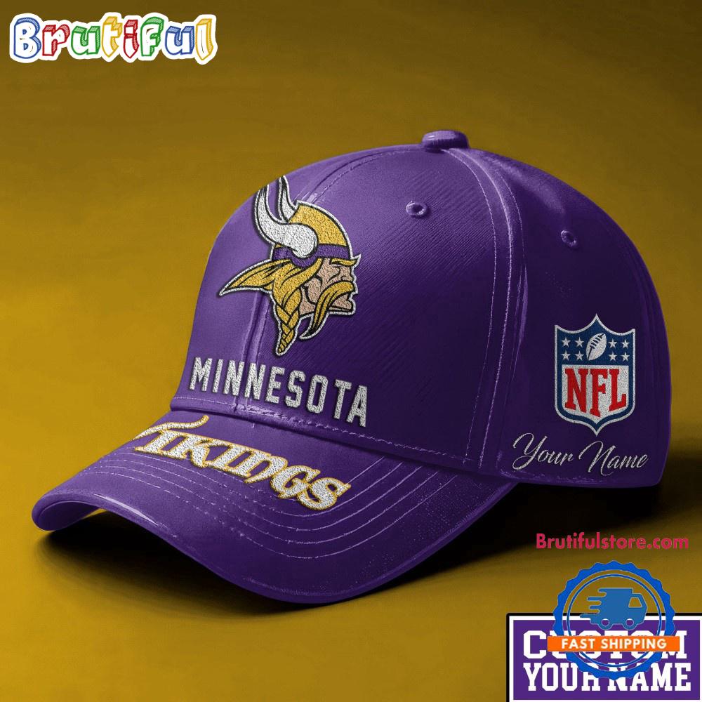 Sportswearmerch Minnesota Vikings NFL Personalized Classic Cap For Fan