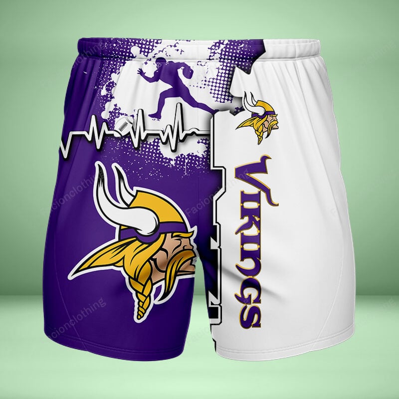 Sportswearmerch Minnesota Vikings NFL Personalized Short Pant For Fan