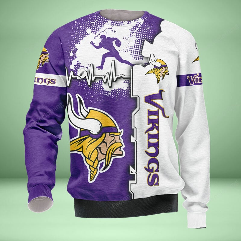 Sportswearmerch Minnesota Vikings NFL Personalized Sweater For Fan
