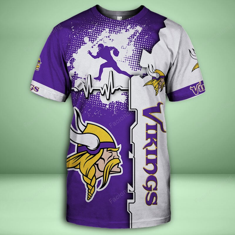 Sportswearmerch Minnesota Vikings NFL Personalized T-shirt For Fan