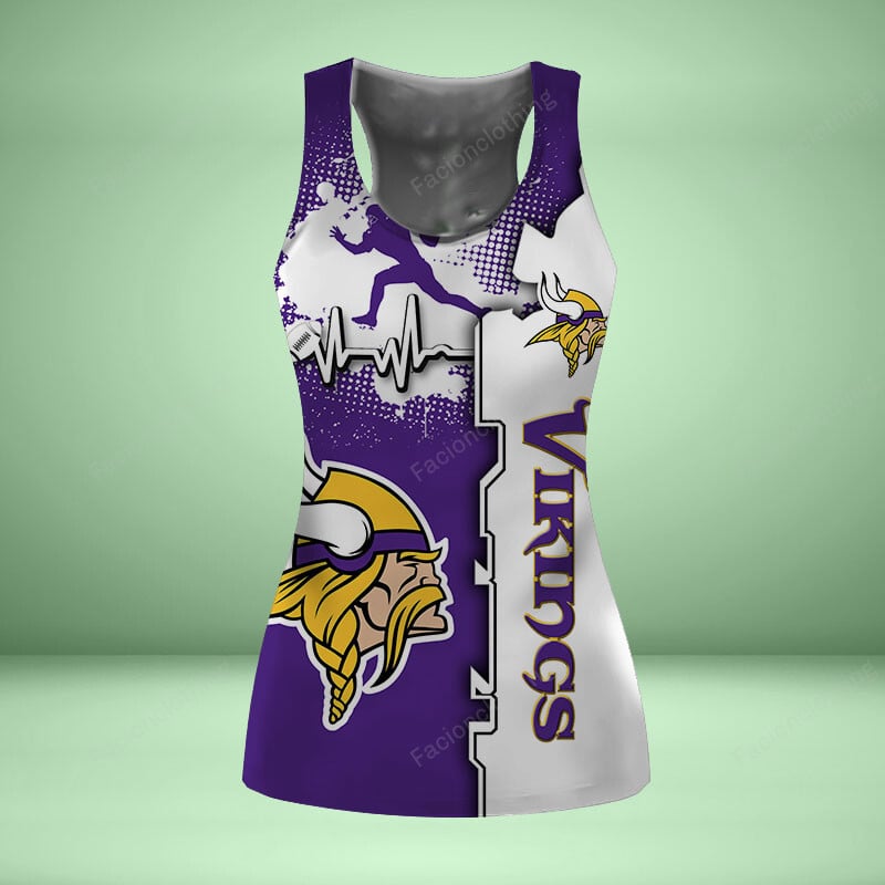 Sportswearmerch Minnesota Vikings NFL Personalized Women Tanktop For Fan