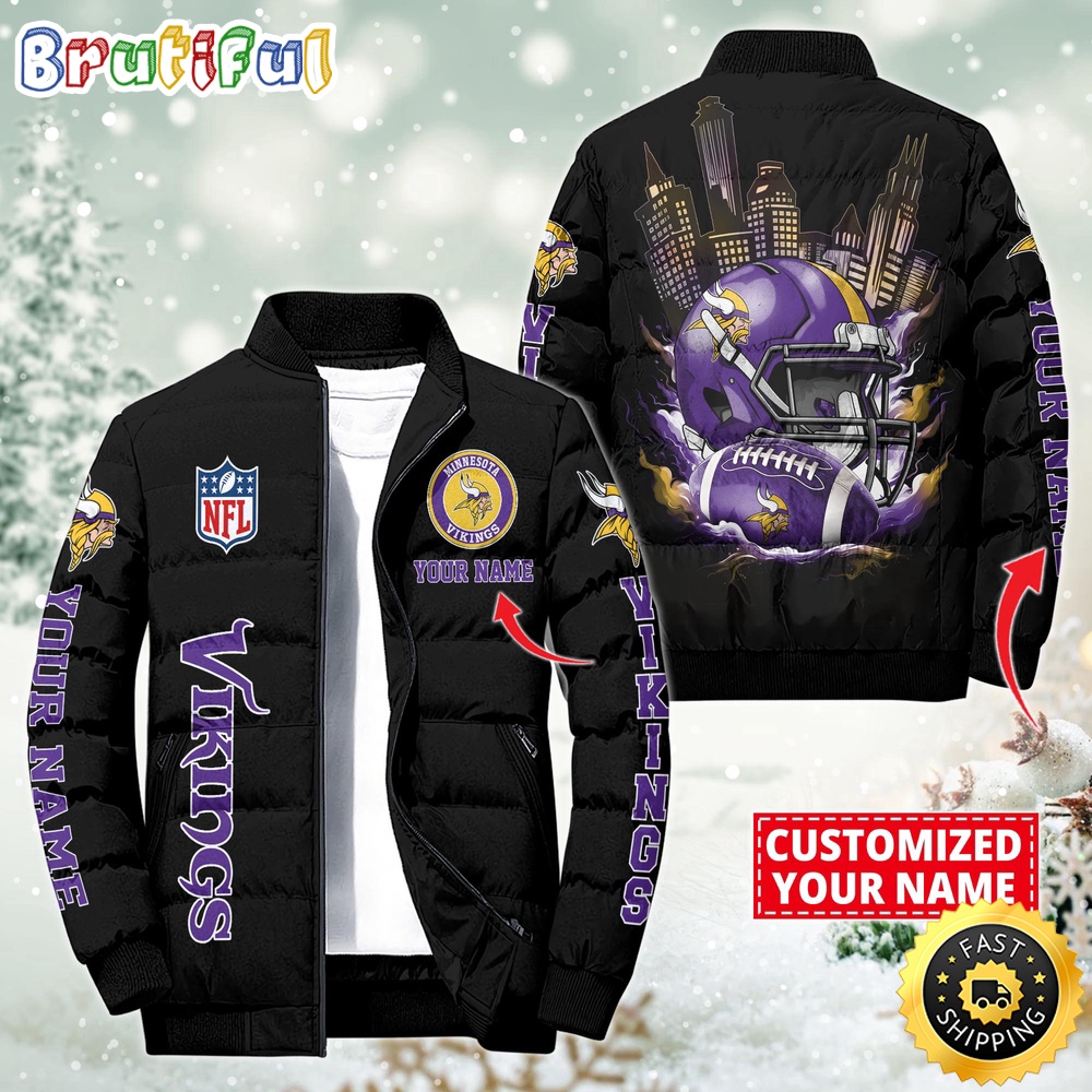 Sportswearmerch Minnesota Vikings NFL Puffer Jacket For Fan