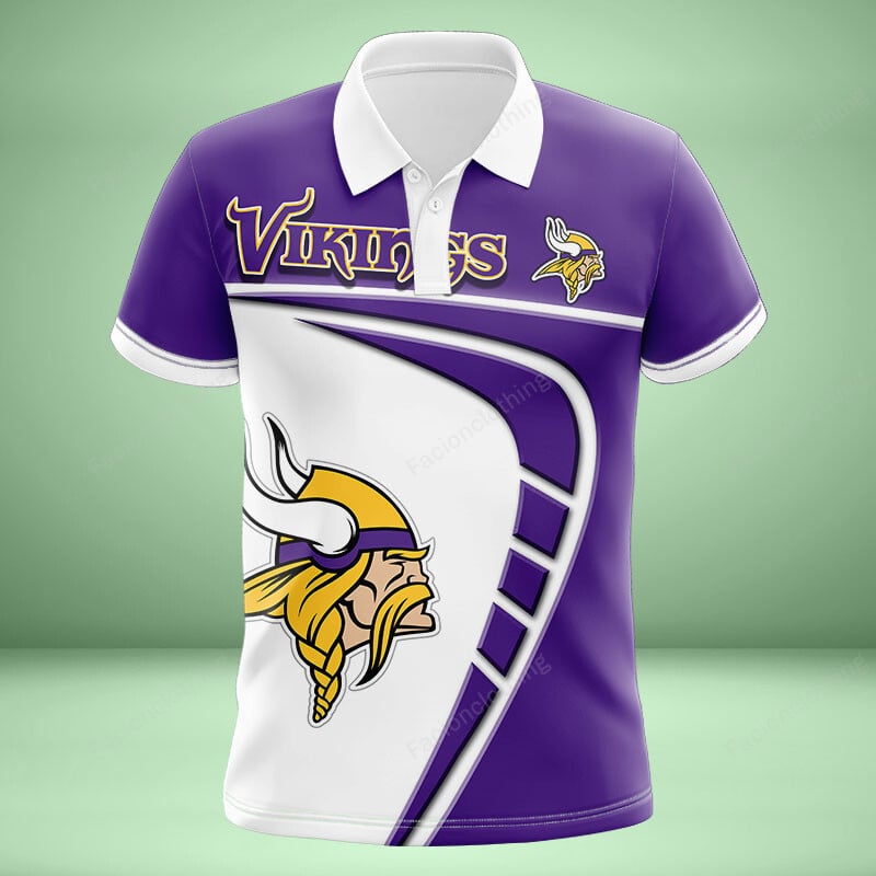 Sportswearmerch Minnesota Vikings Personalized Polo Shirt For Fan