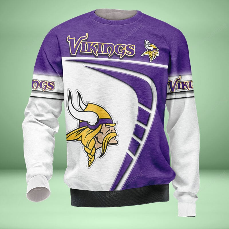 Sportswearmerch Minnesota Vikings Personalized Sweater For Fan