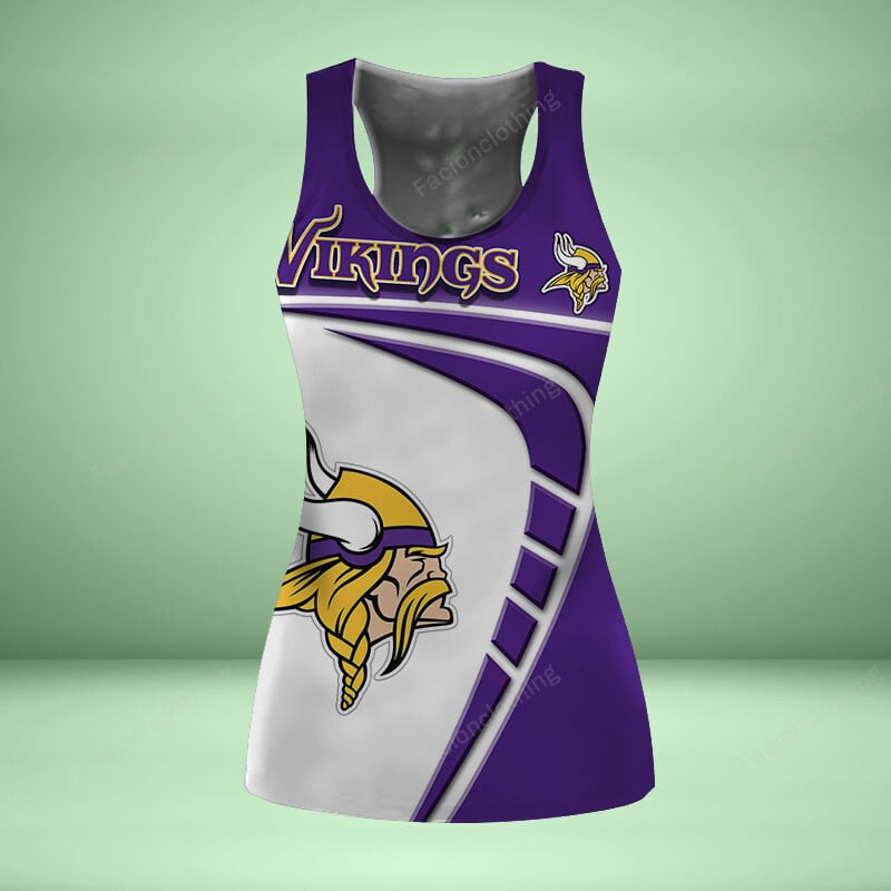 Sportswearmerch Minnesota Vikings Personalized Women Tanktop For Fan