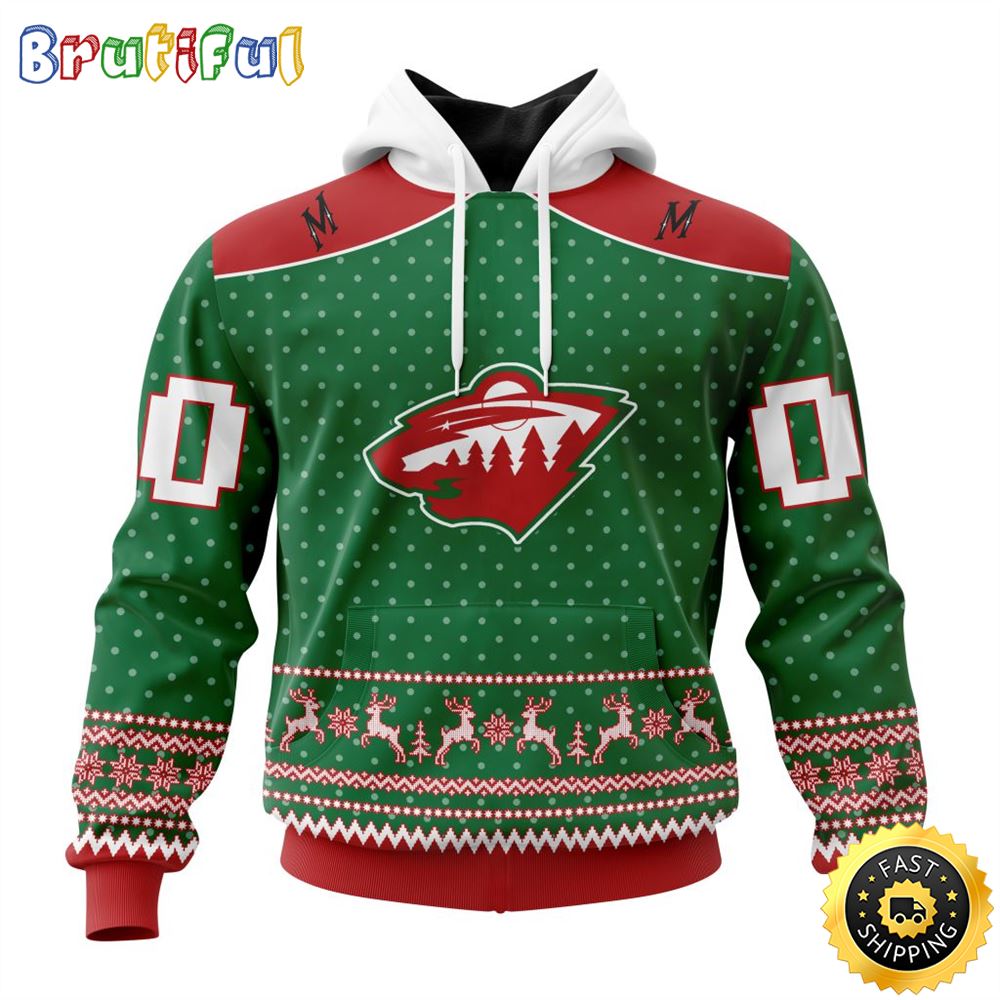 Sportswearmerch Minnesota Wild NHL Christmas Hoodie For Fan