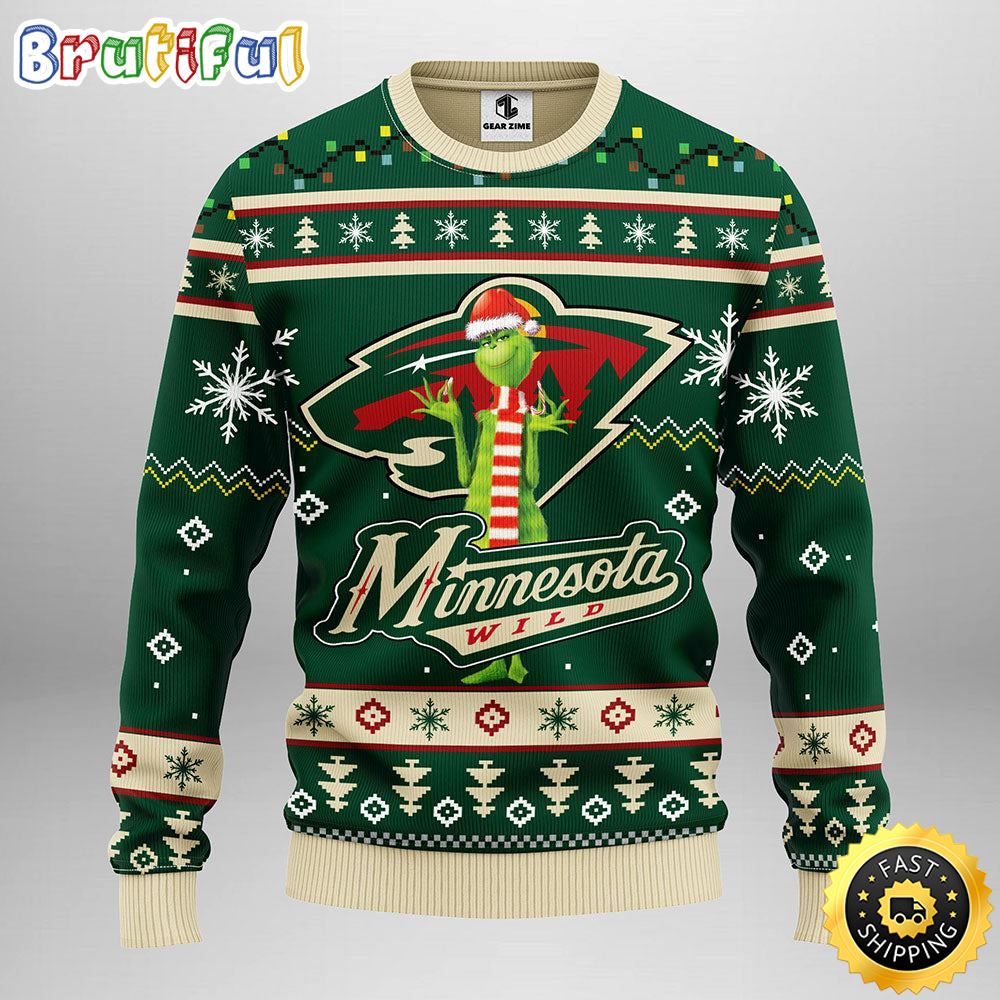 Sportswearmerch Minnesota Wild NHL Christmas Sweater For Fan