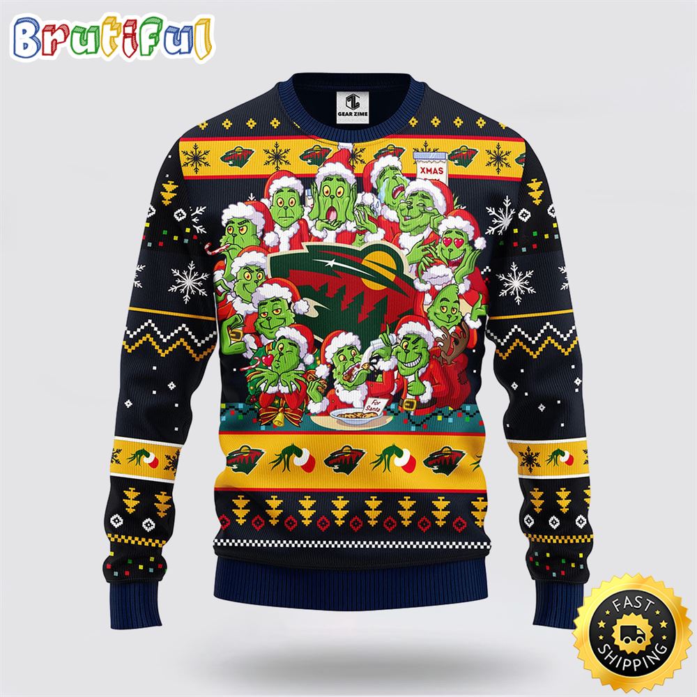 Sportswearmerch Minnesota Wild NHL Christmas Sweater For Fan