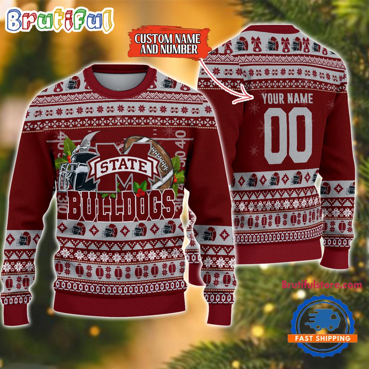 Sportswearmerch Mississippi State Bulldogs NCAA Christmas Sweater For Fan